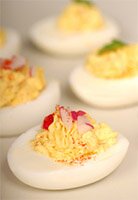 рецепт фаршированные яйца